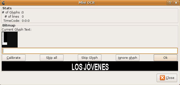 avidemux eskuliburua 3: OCR