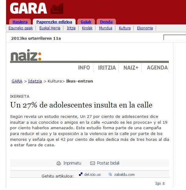 gara redes sociales