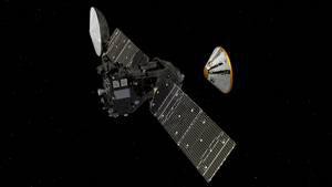 Schiaparelli modulua, bihar arratsean Marten "lurreratzeko" prest