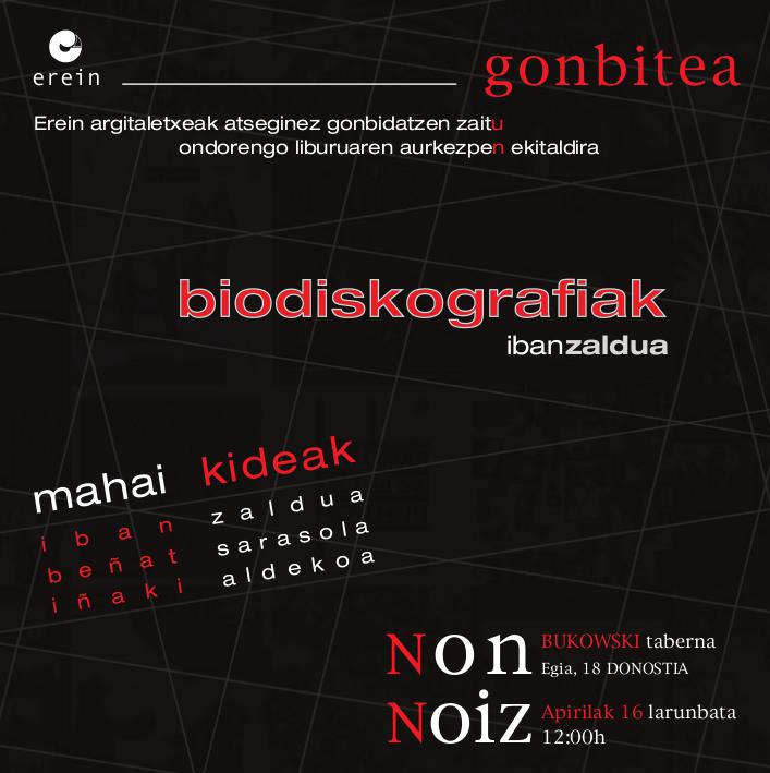 Biodiskografiak - aurkezpena