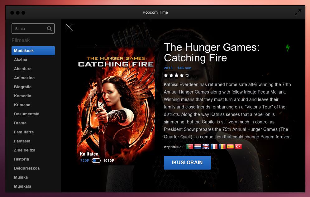 Popcorn-time euskaraz