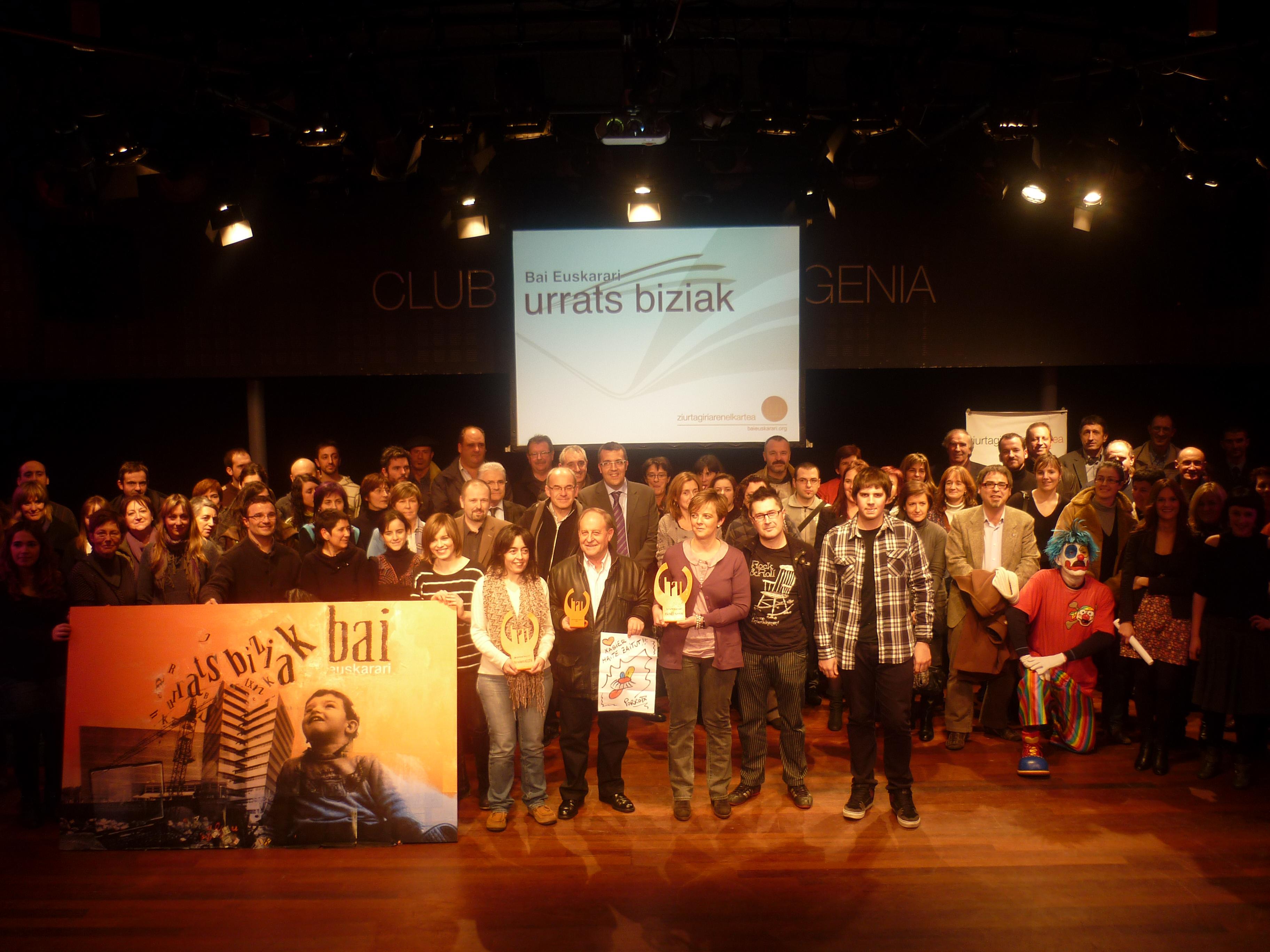 Bai Euskarari Ziurtagiriaren ekitaldia 2011