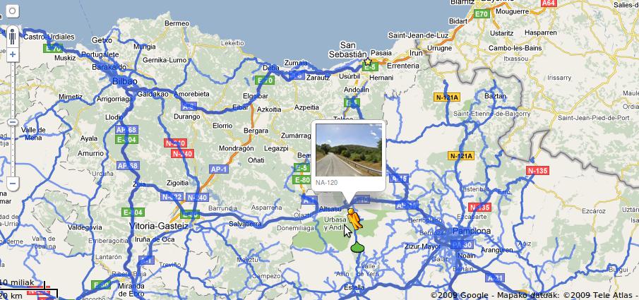 Google Street View Euskal Herrian