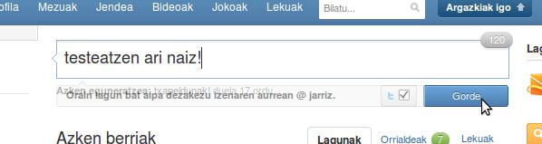 Tuenti-Twitter konektatzeko pausuak: 4