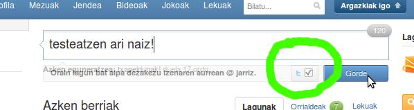 Tuenti-Twitter konektatzeko pausuak: 4