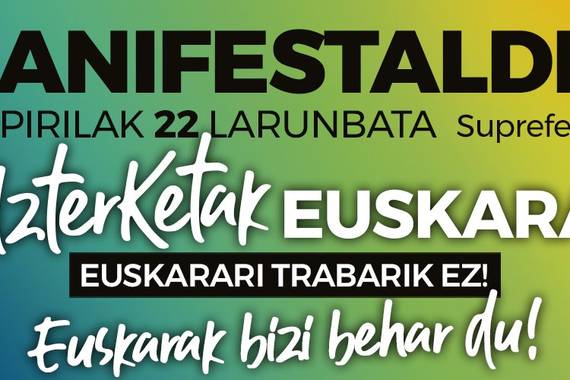 Euskalgintzaren larritasuneko deialdia, Baionan larunbatean