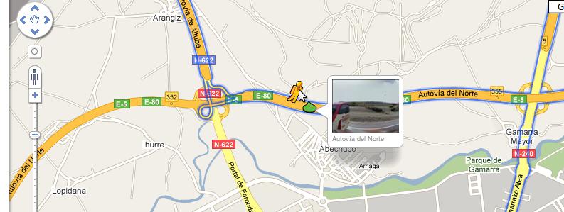 Google Street View panpintxoa