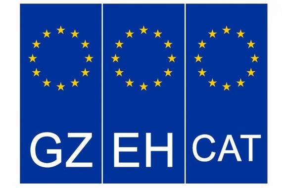 Poliziak ezingo du zigortu autoen matrikulako Espainiako 'E' letraren gainean EH ikurra ezartzea