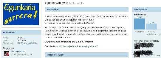 Ebentoa Tuentin: Egunkaria