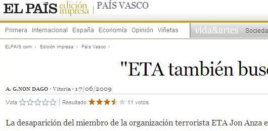 Jon Anza El Pais