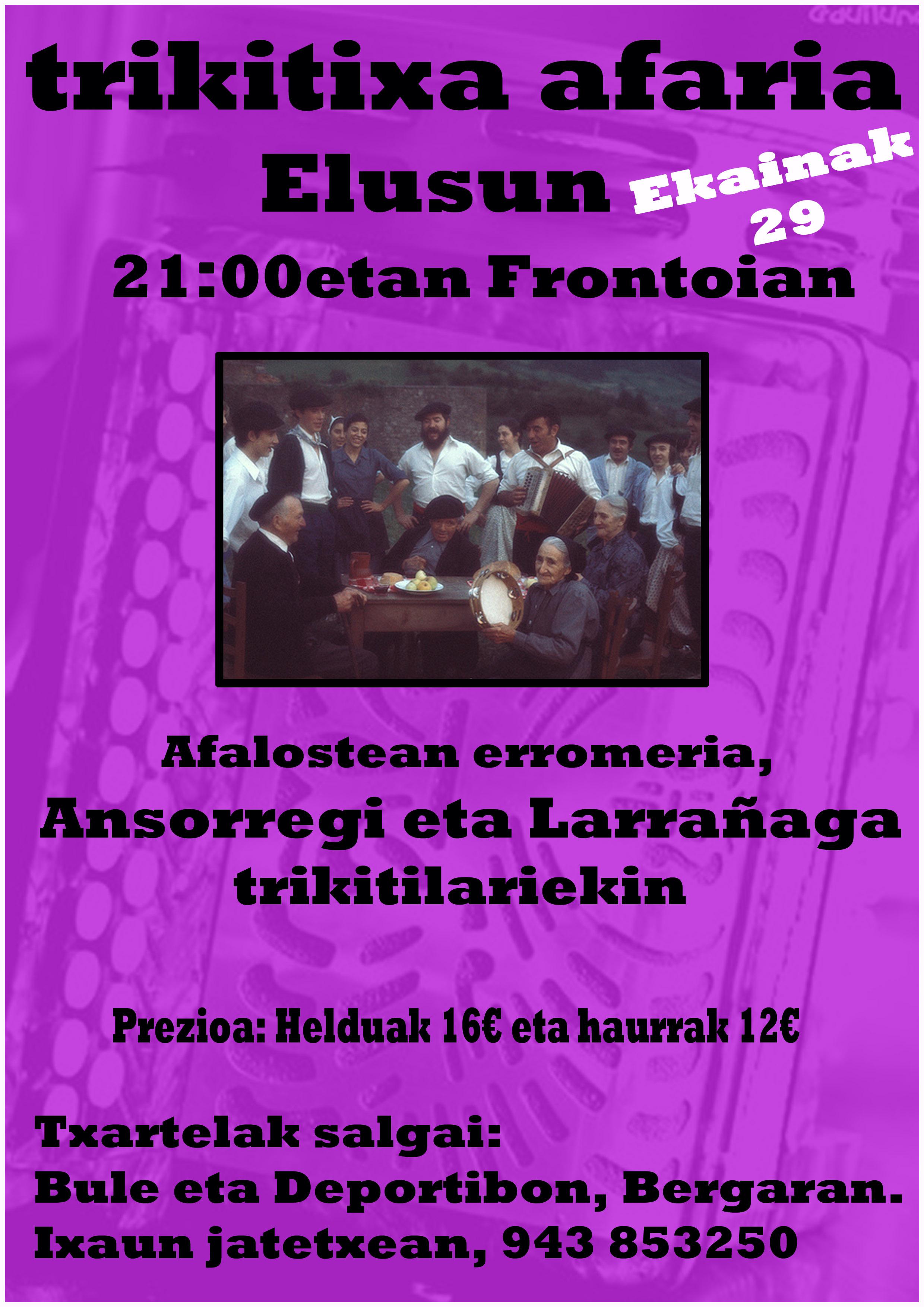 2012ko ekaina trikitixa afaria