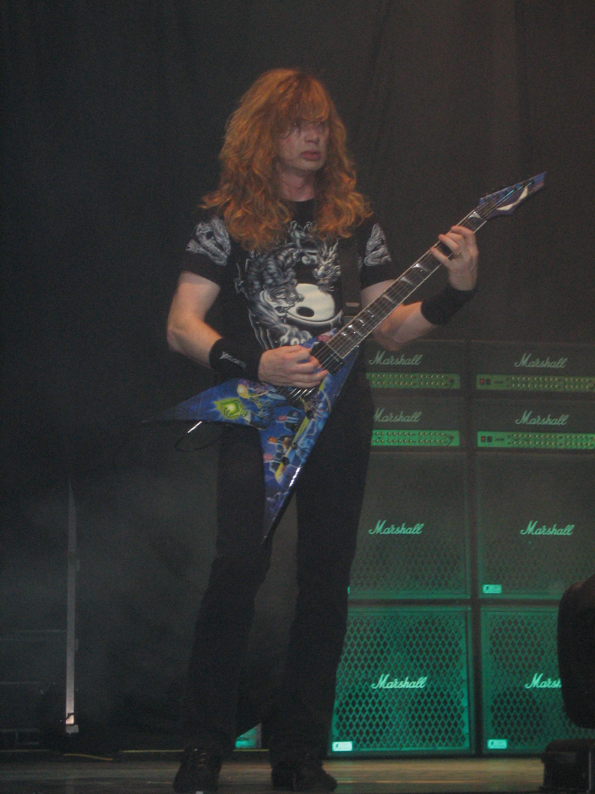 Megadetheko Dave Mustaine.