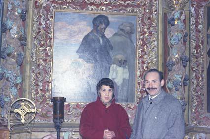 Agustin Ibarrola eta bere emaztea.