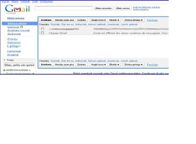 GMAIL EUSKARAZ
