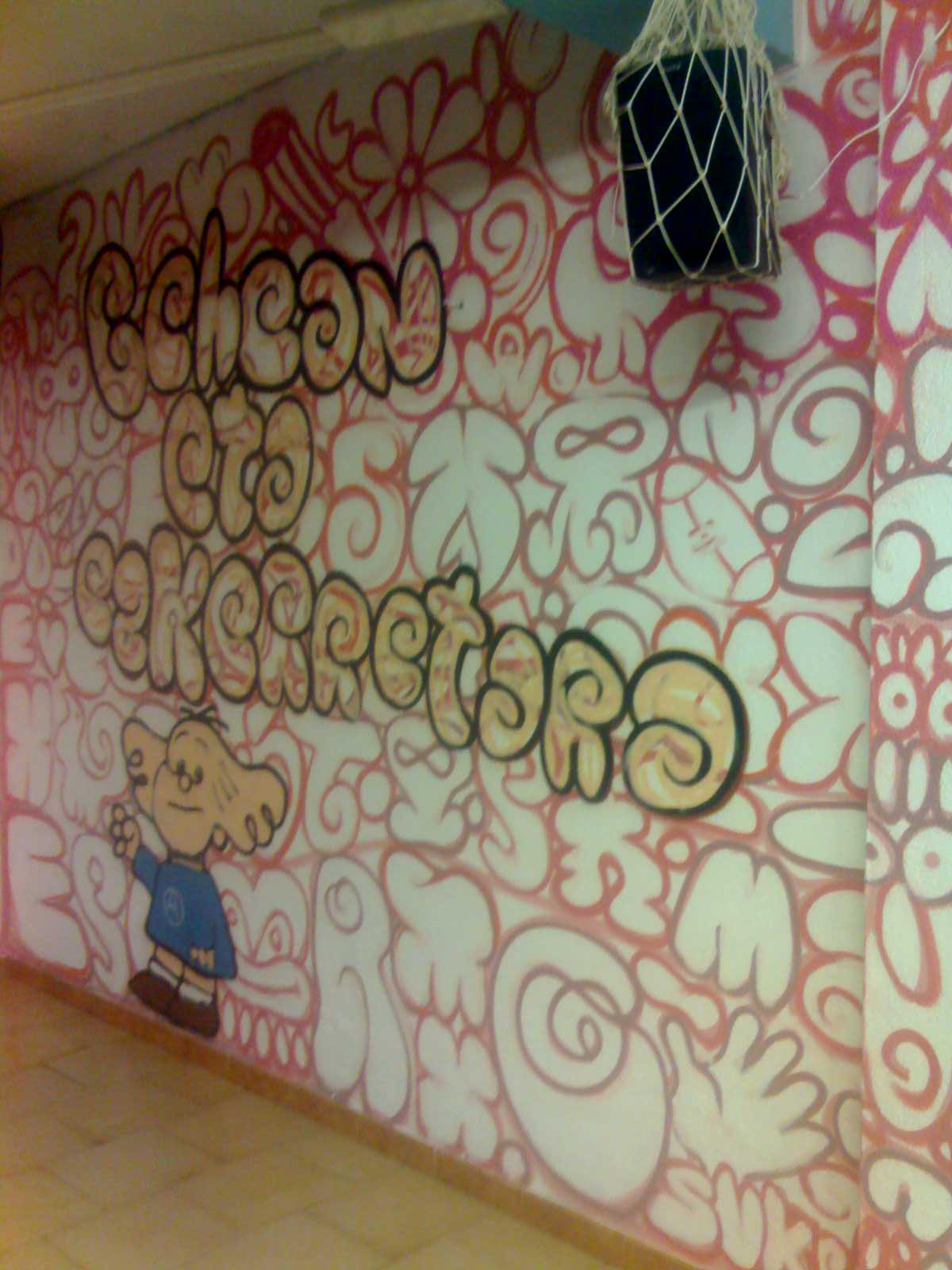 graffitia Ermuko Eskilarapeko ateneoan