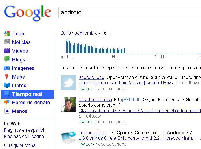 Google Updates gaztelaniaz