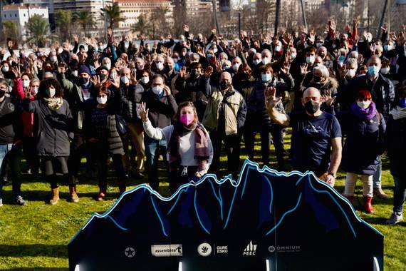 Pirinioetako Bidean izena emateko deia egin du Gure Eskuk