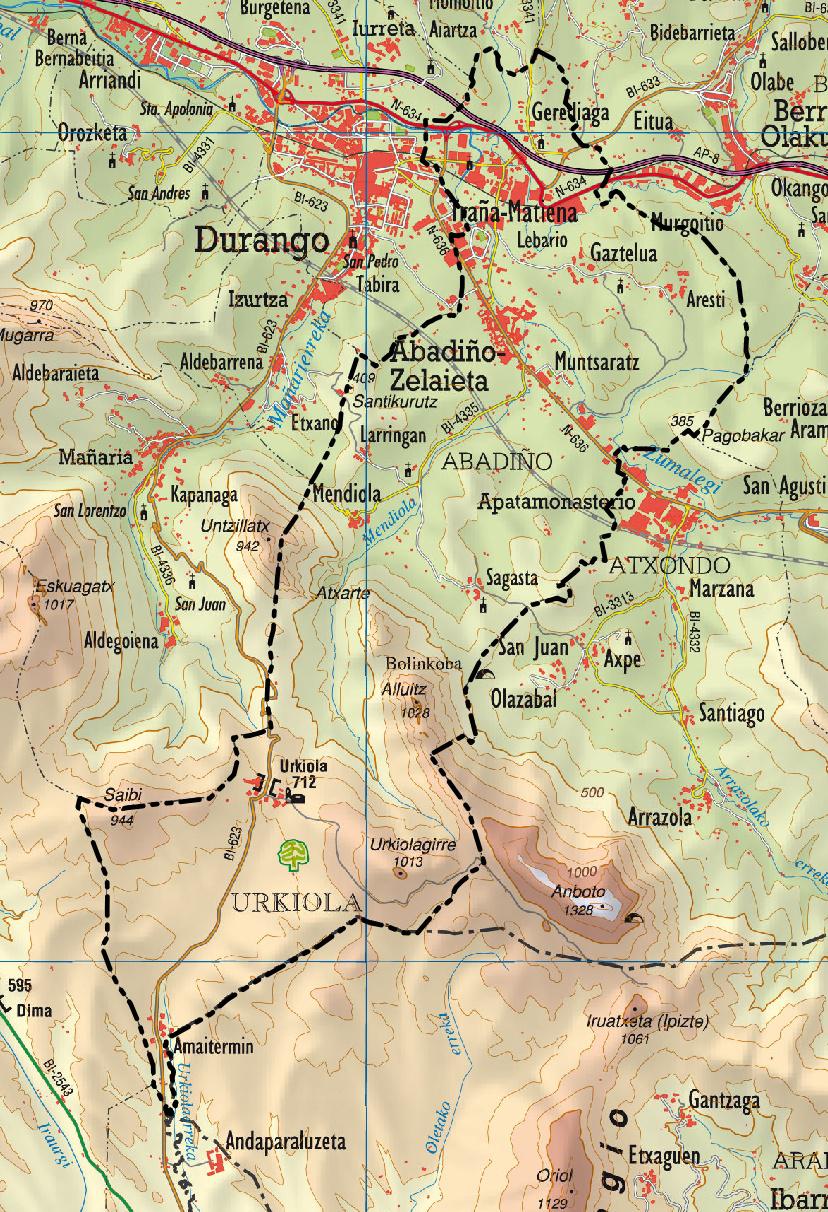 Abadiño geoeuskadiren WMSa erabiliz