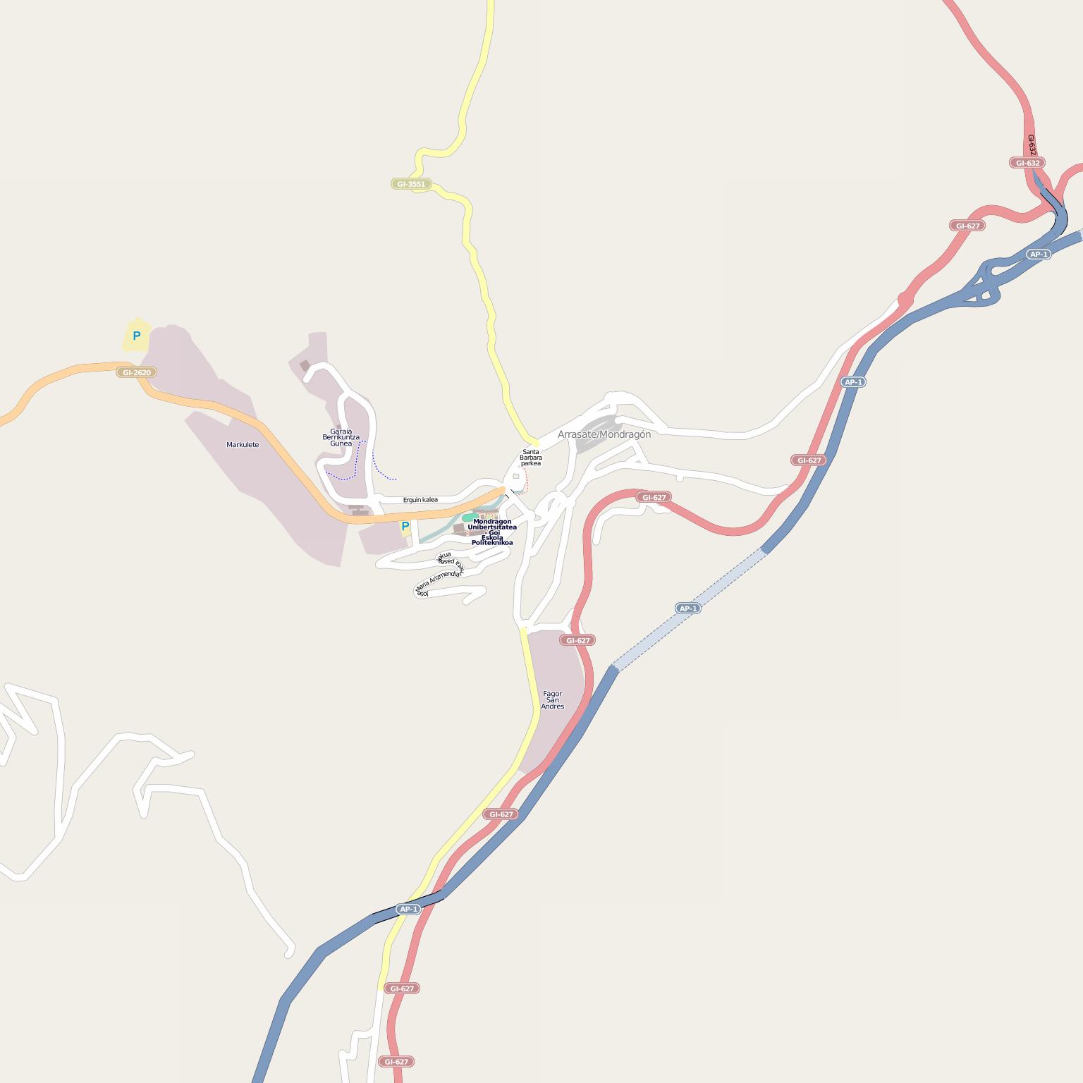 Arrasate mapa-jaia lehenago