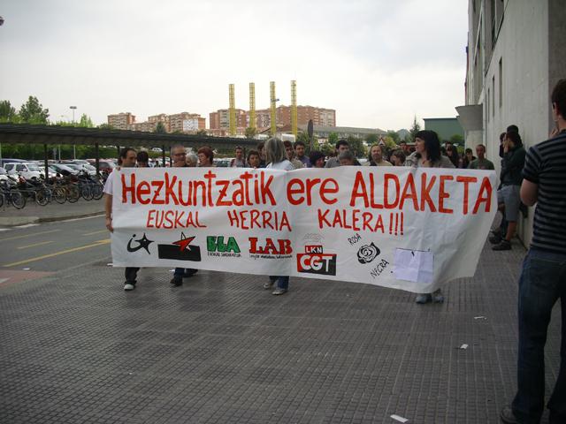 UPNA kanpuseko manifestaldia