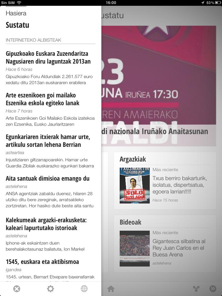 Sustatu Currents iPad batean