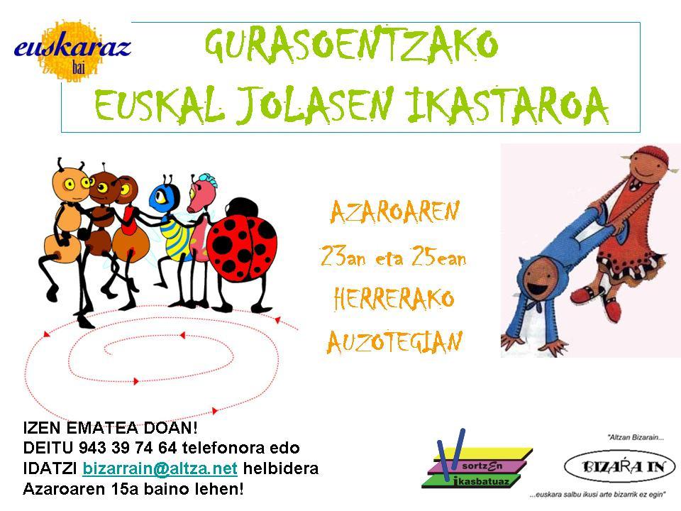 Euskal jolasen ikastaroa