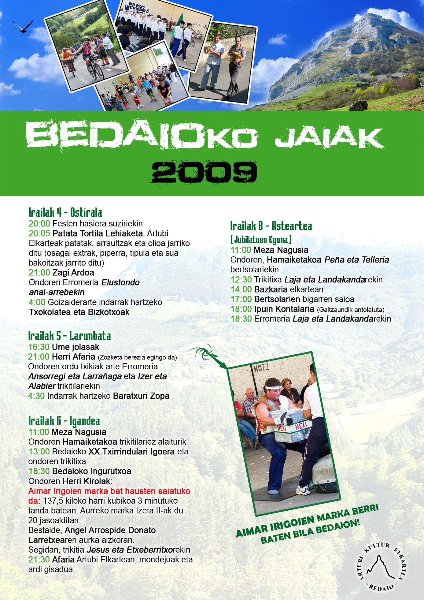 Bedaiok pestak 2009
