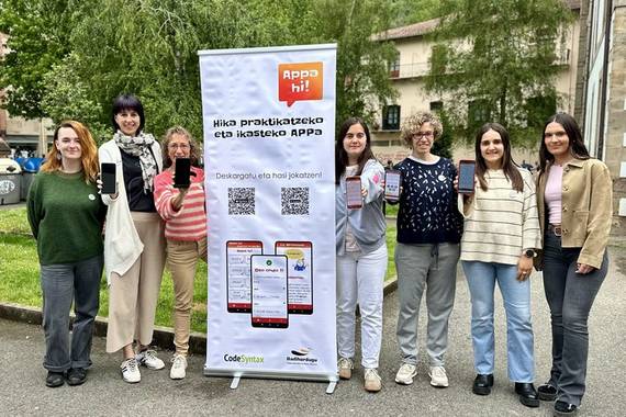 Appa Hi aplikazioan Bergarako hitanoaren bertsioa estreinatu da Euskaraldian