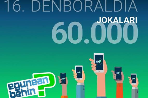 60.000 lagunekin osatu da Egunean Behinen 16. denboraldia