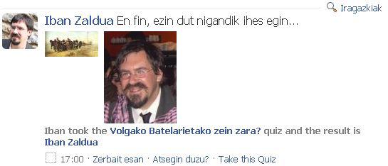Iban Zaldua facebook-en