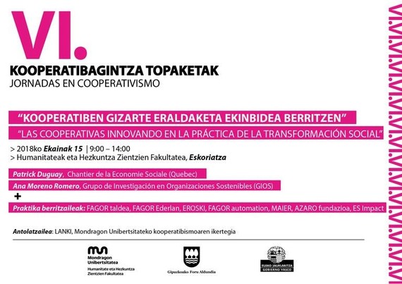 Kooperatibagintza topaketak Eskoriatzan