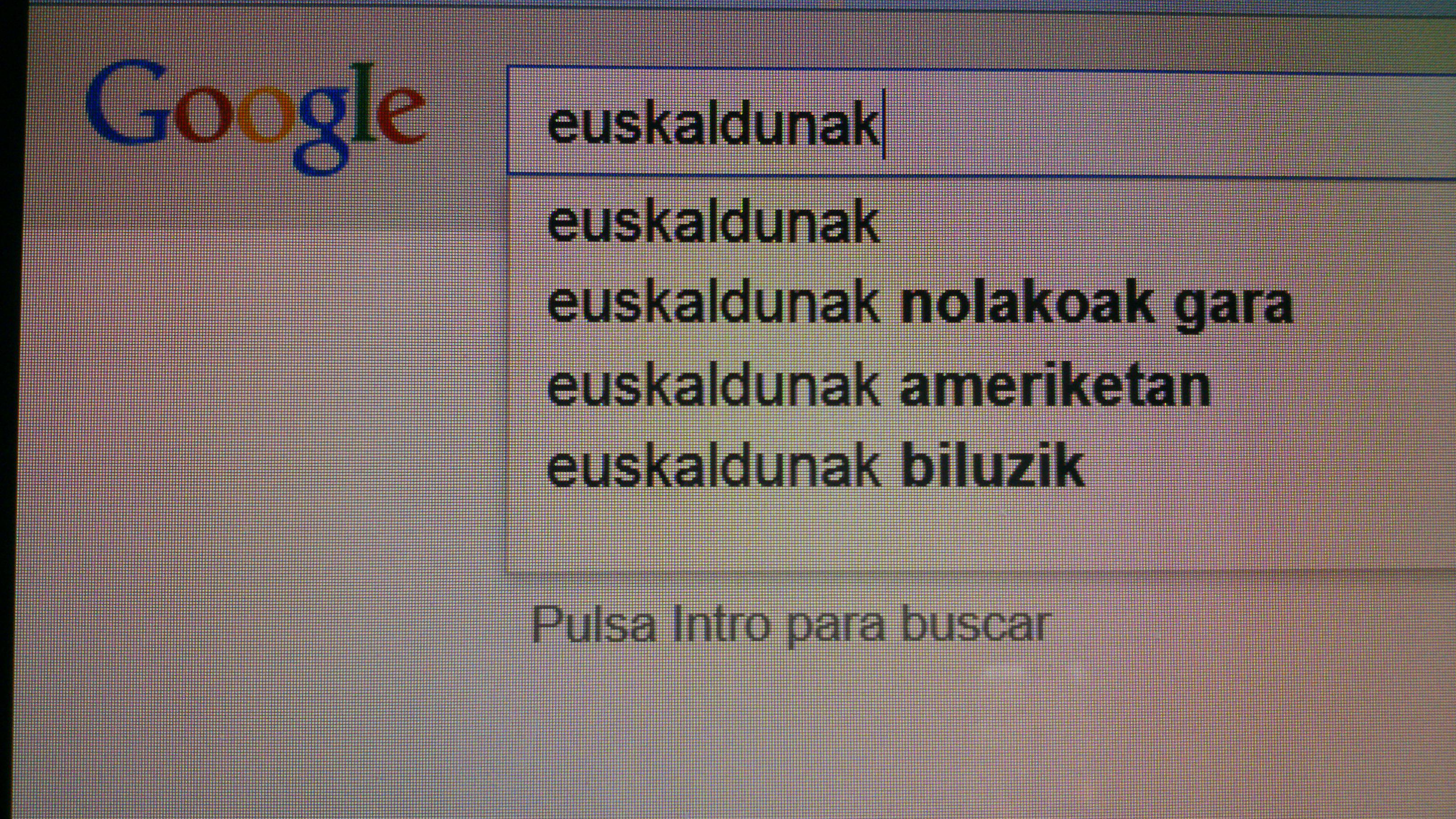 euskaldunak google