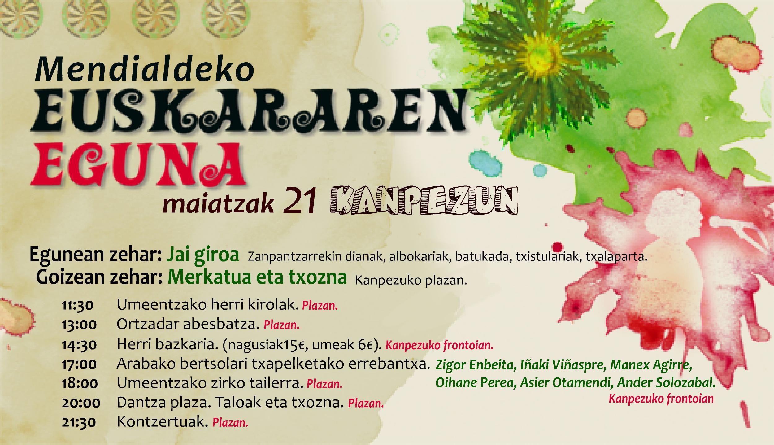 Kanpezuko esukara eguna