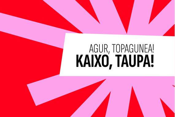 'Taupa mugimendua' da Topagunearen izen eta marka berria