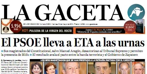 La Gaceta, titularra