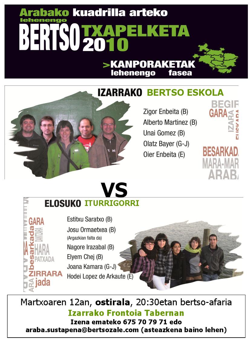 Akabetx 2010: Izarrako kanporaketa 2010-03-12