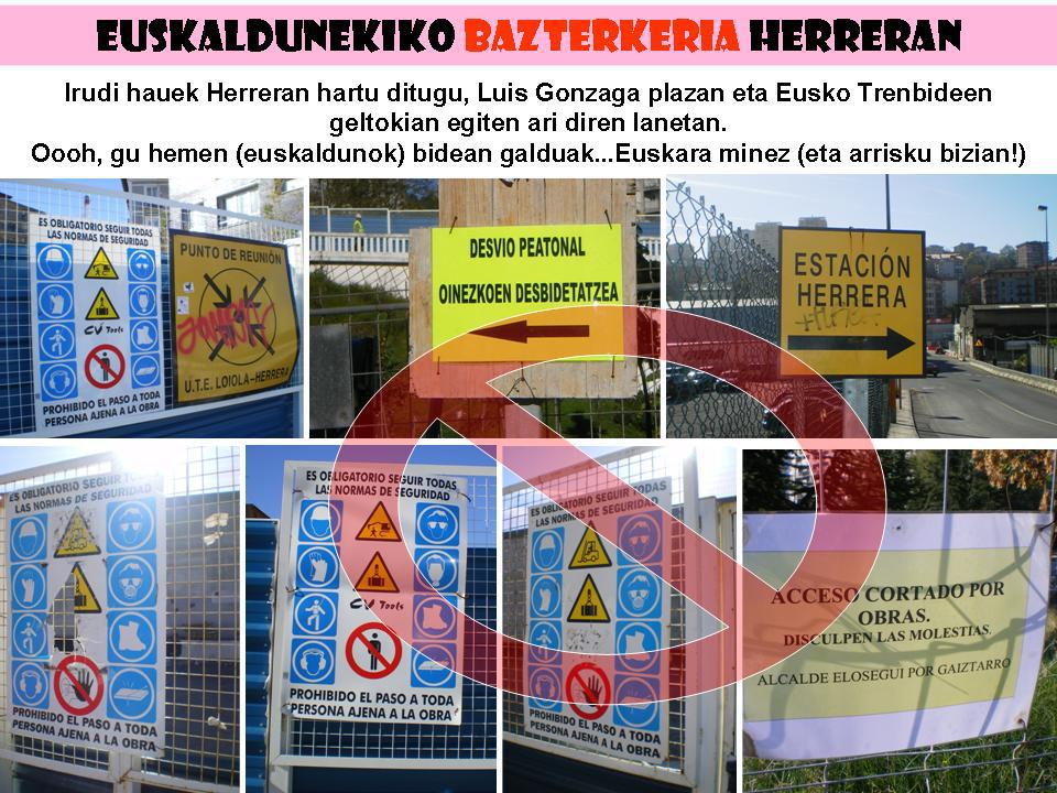 Salaketa - Herrerako lanetako kartelak