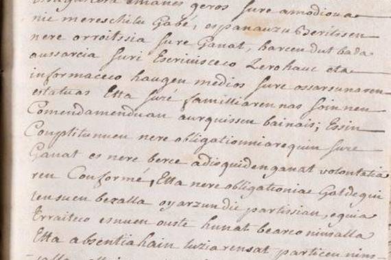 1743ko euskarazko gutuna agertu da Oiartzunen