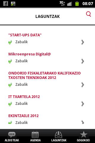 Spri app, euskaraz