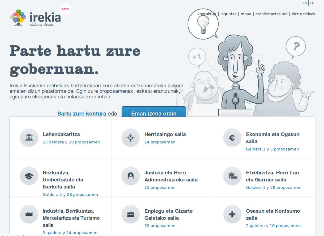 Irekia berria, portada