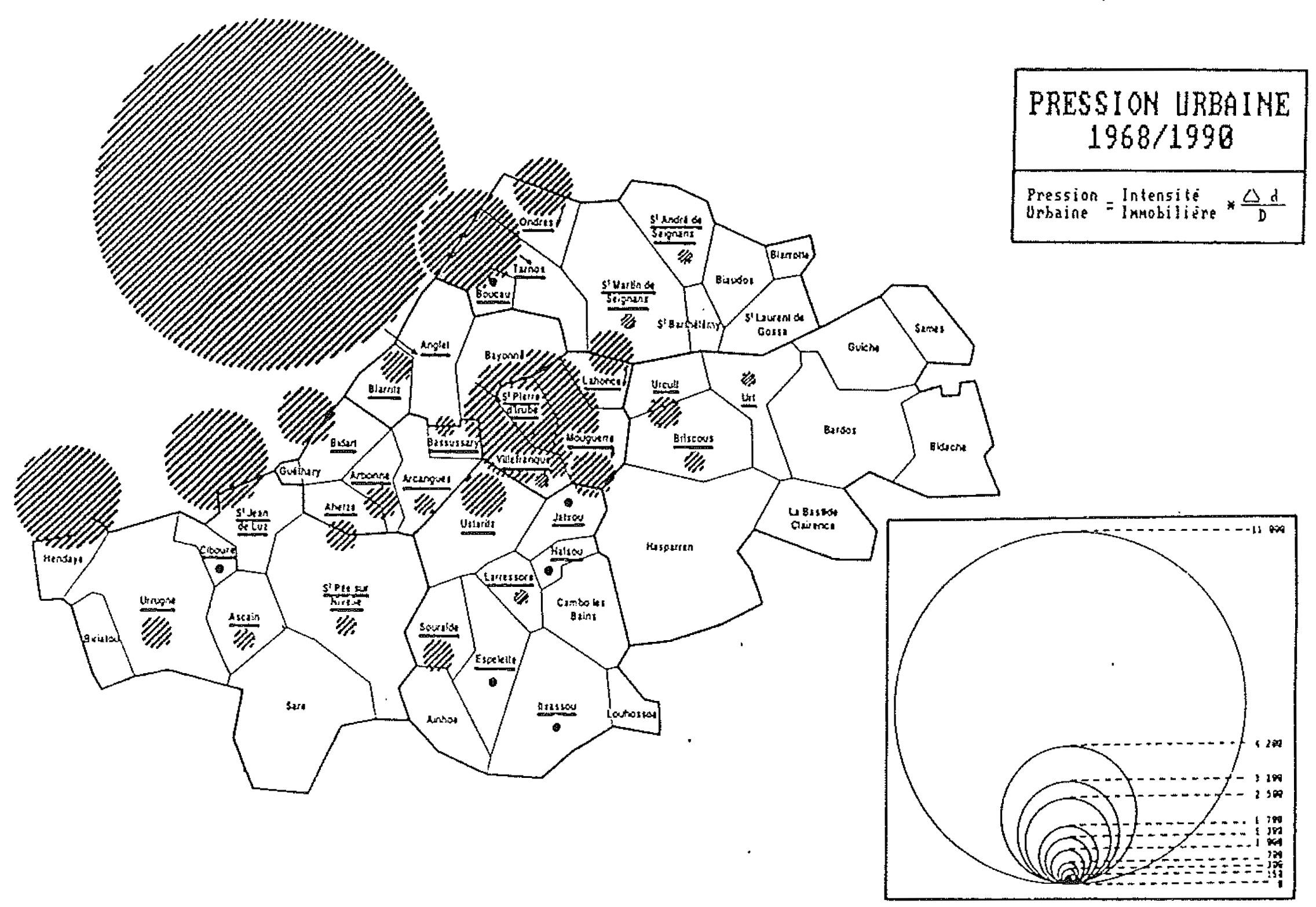 Lapurdi eta inguruko hiri presioa_1968-1990