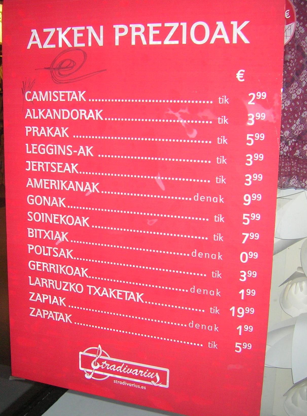 tik hainbat euro