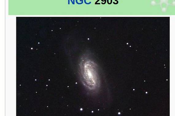 NGC 2903 galaxia ikusi dugu