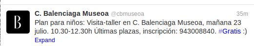 Balenciaga ume erdaldunak gonbidatzen