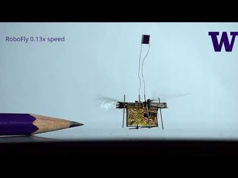 RoboFly, intsektu baten neurriko lehenengo robot hegalaria