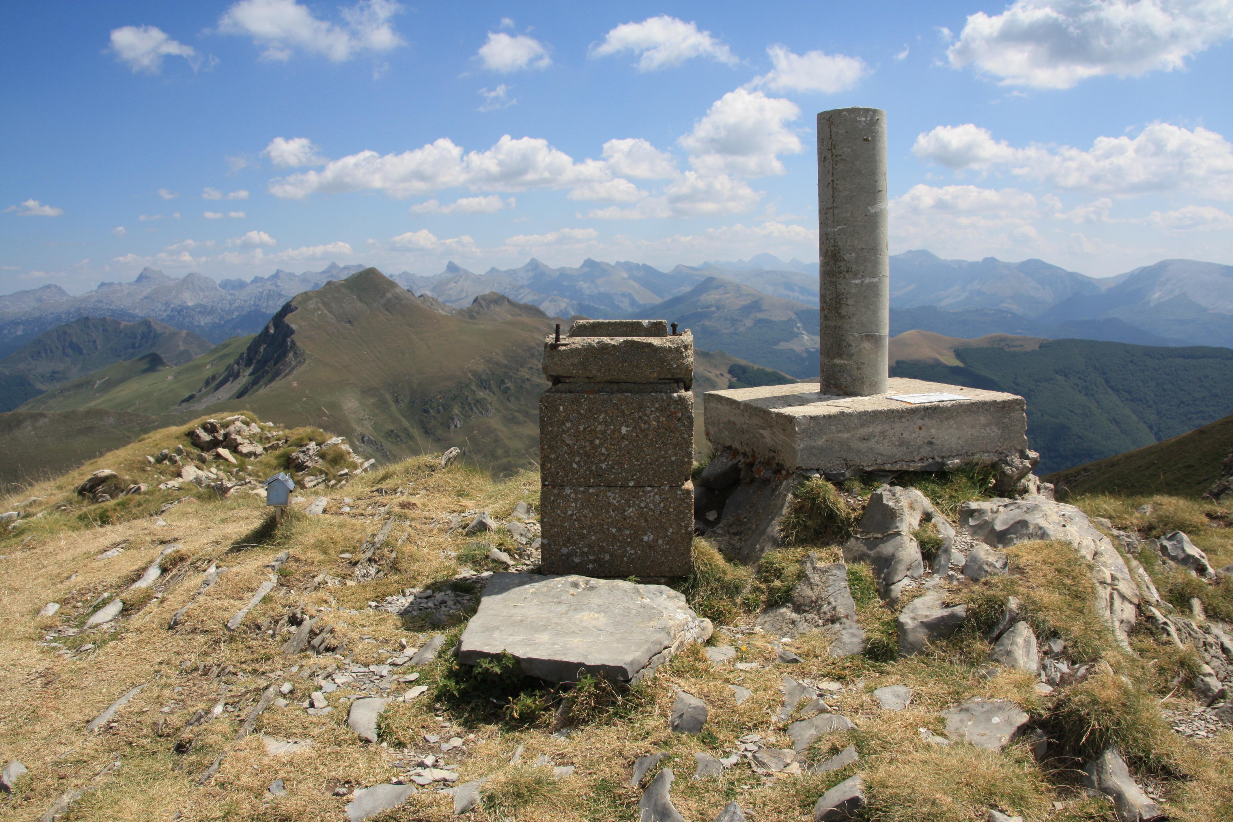 Otsogorrigainako gailurra.