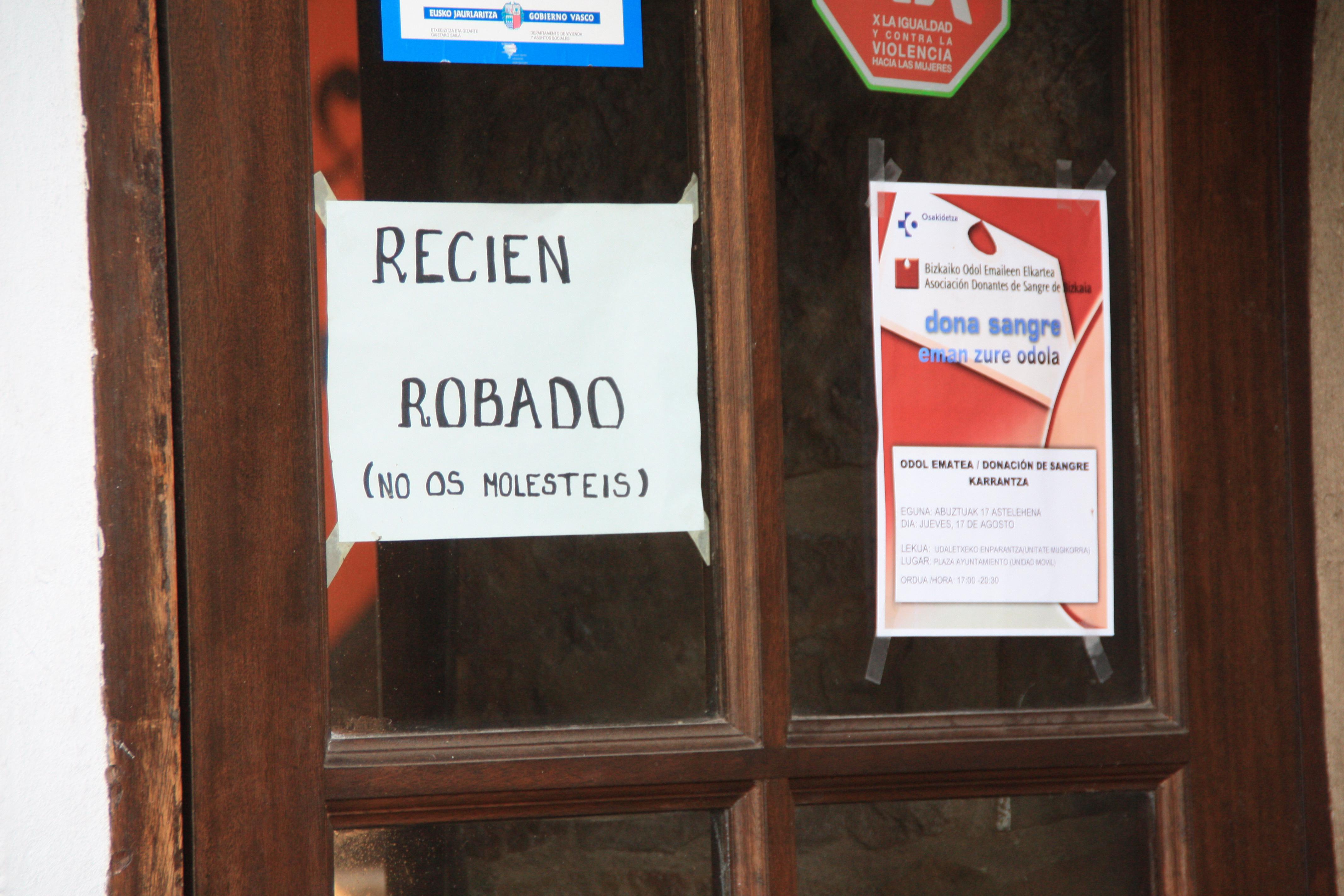 Recien robado.