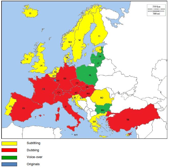 Azpidatziak Europako telebistetan