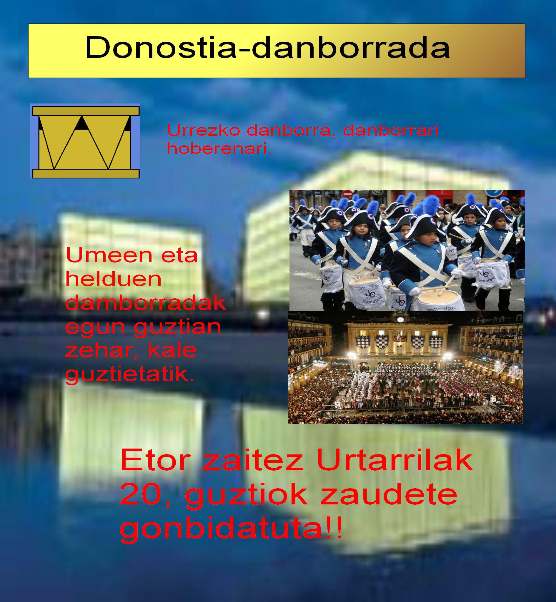 Donostia festak kartela