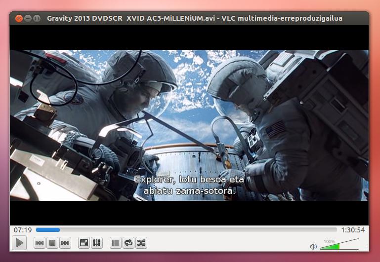 Filma VLCn azpitituluekin
